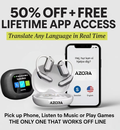Translate EVEN accents in REAL time, NO lag. Effortlessly connect across languages anywhere. The ONLY one with LCD Full Color Smart Touch Screen.