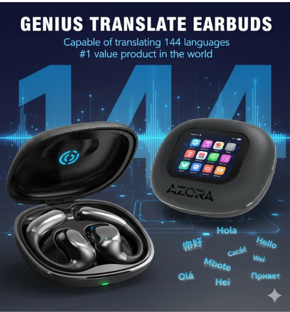 Translate EVEN accents in REAL time, NO lag. Effortlessly connect across languages anywhere. The ONLY one with LCD Full Color Smart Touch Screen.